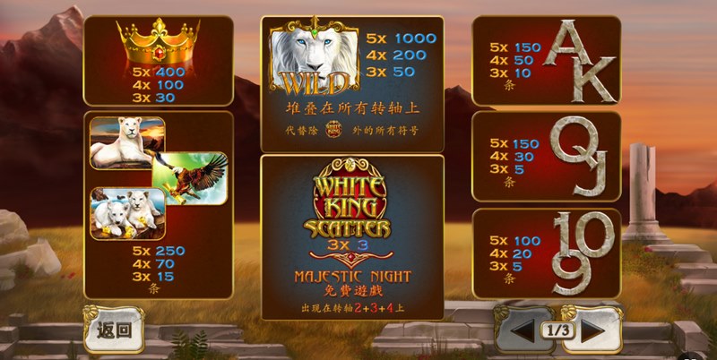 白狮王是什么游戏呢？